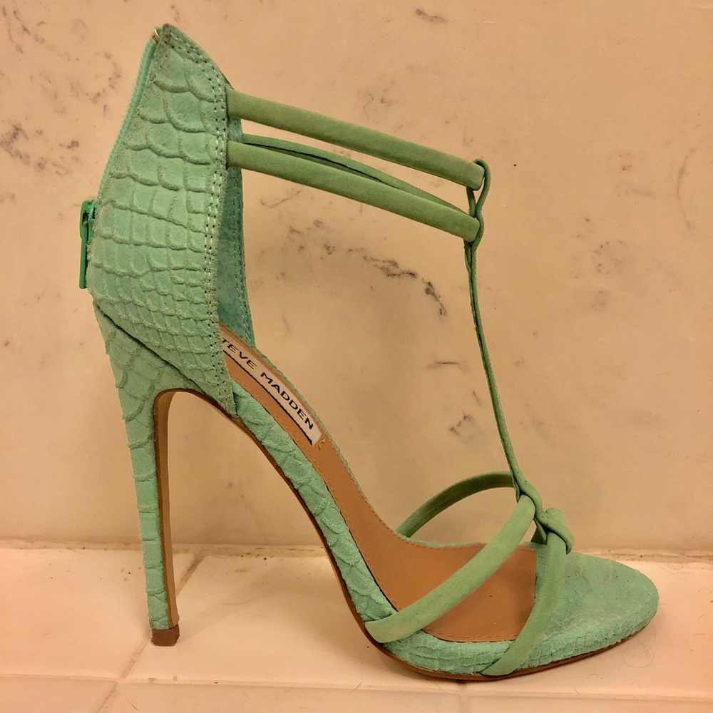 Steve Madden Mila - Aqua Green Sandals